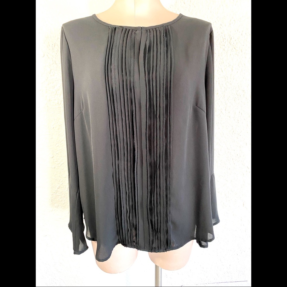 GNW Black Blouse with detail